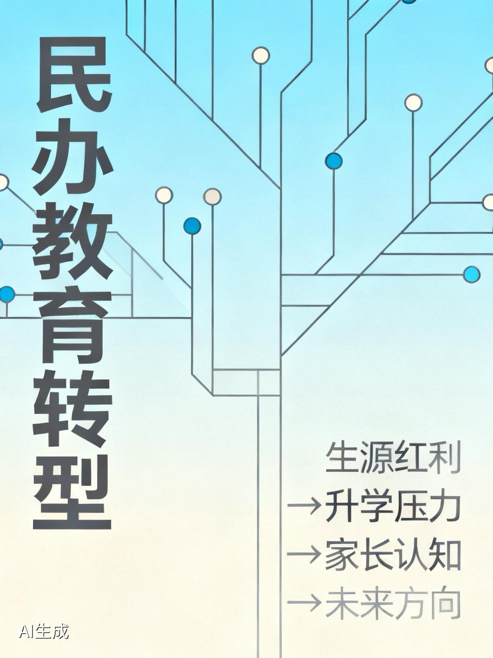 昨天下午，接待了一位民办学校的校长，
也是学校的老板。
在谈到民办学校的发展时，