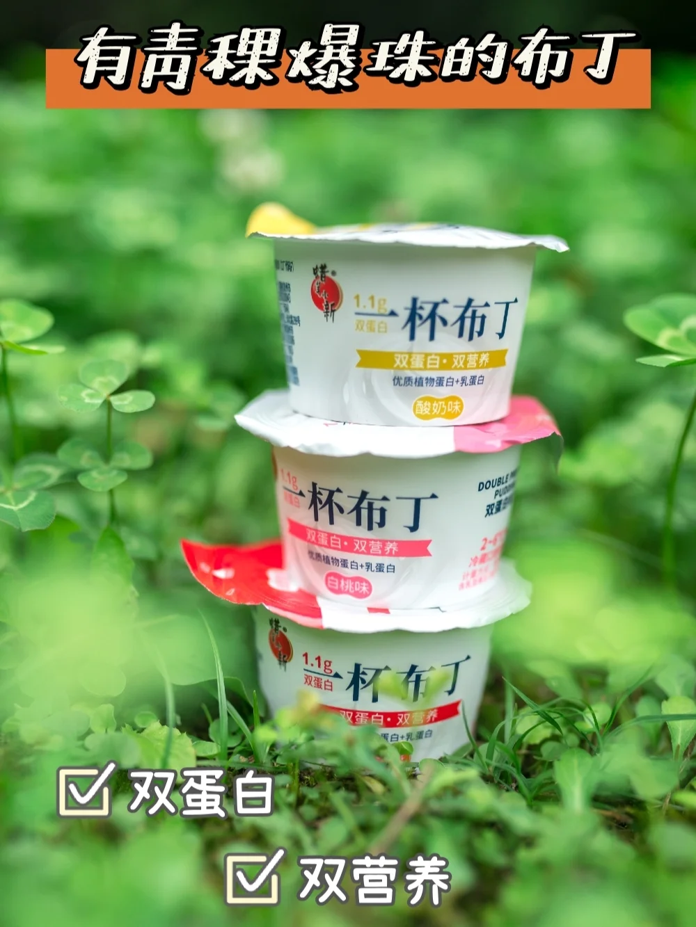 好吃又有料，有青稞爆珠的一杯布丁！