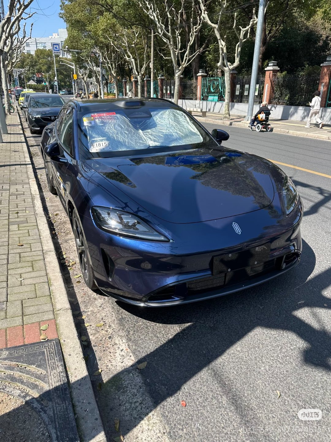 看到一组尚界Z7T路人实拍图车身侧面姿态做得可以啊很利落也不臃肿图源见水印大v聊