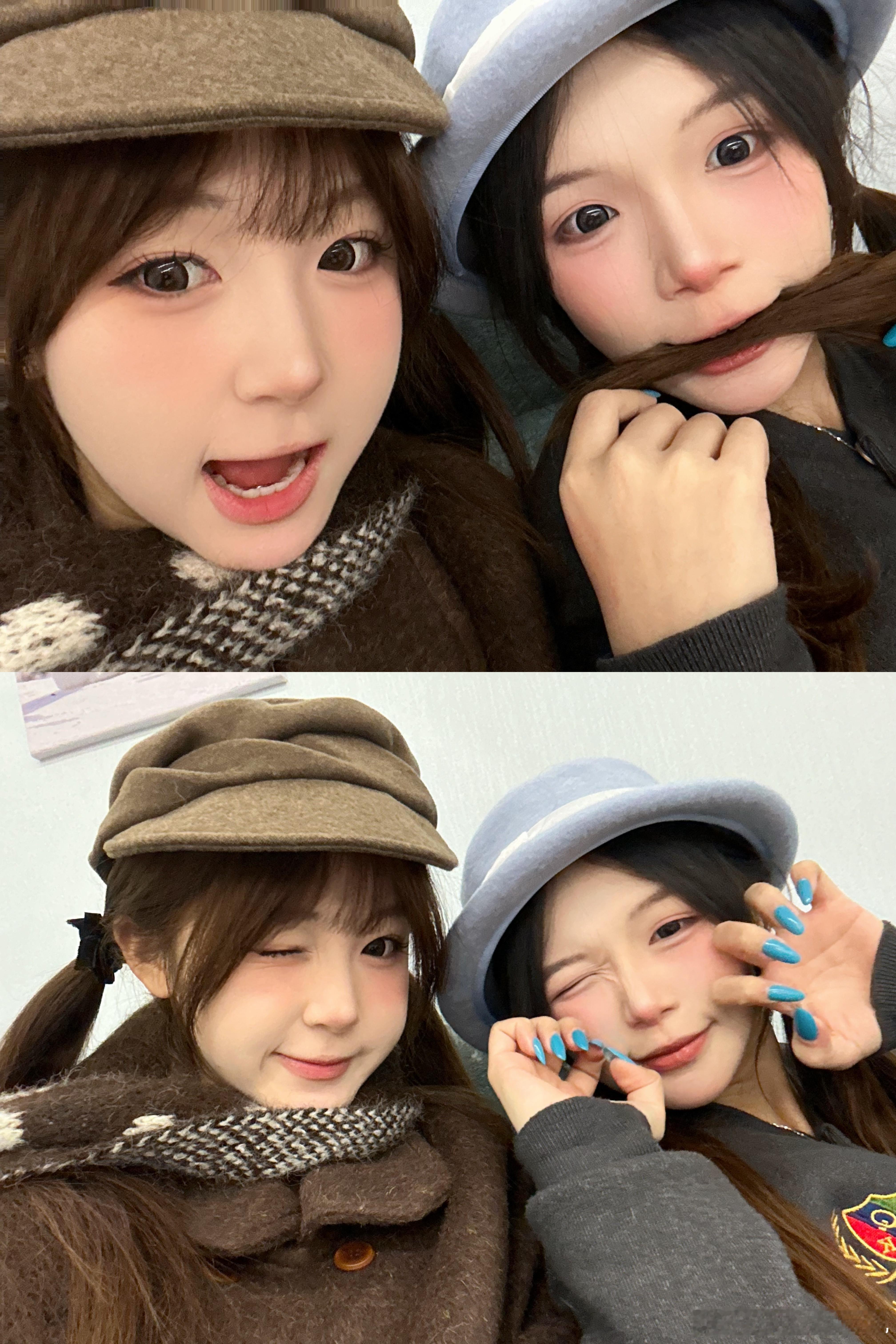 翻到一张我们俩好美萌！ 