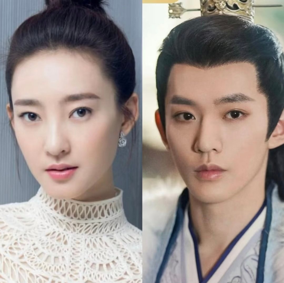 他俩长的好像，还以为是亲姐弟呢