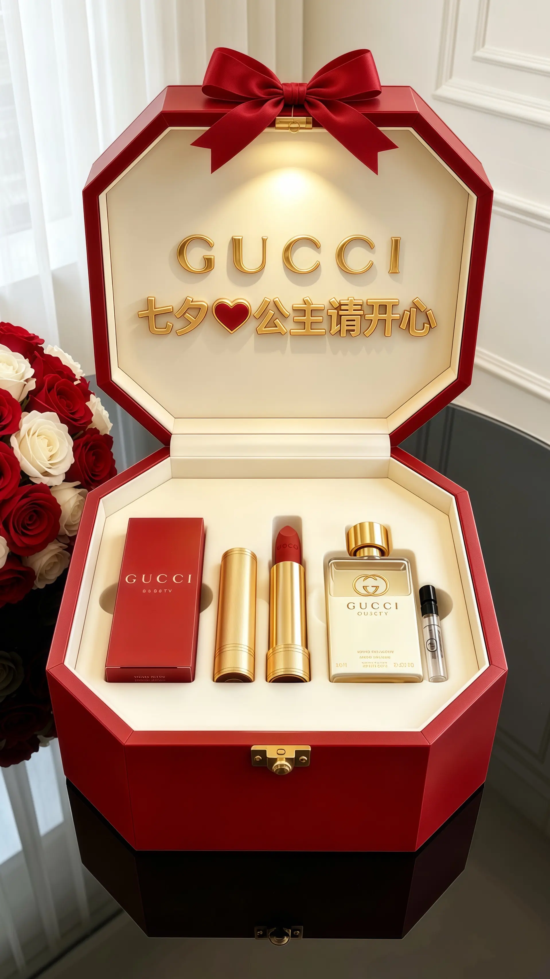 gucci礼盒 女生不能拒绝的礼物 七夕节礼物  女生喜欢收到的礼物 七夕礼物