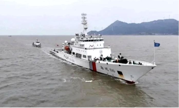 美国终于出来表态了！在我们持续派出海警船在台湾东部海域行动之后，美国终于打破了沉