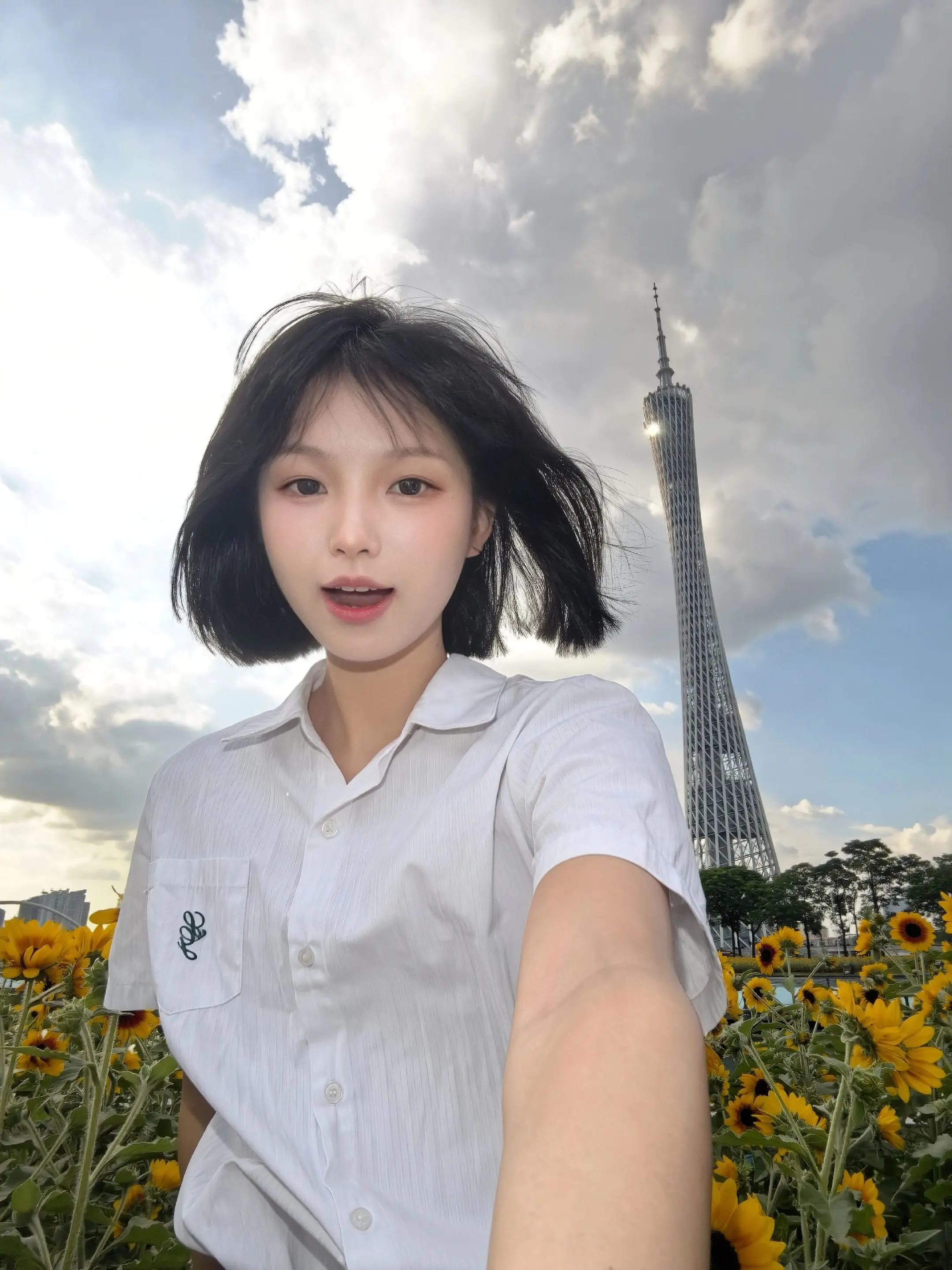 完全符合向日葵的花语。我的眼中只有你