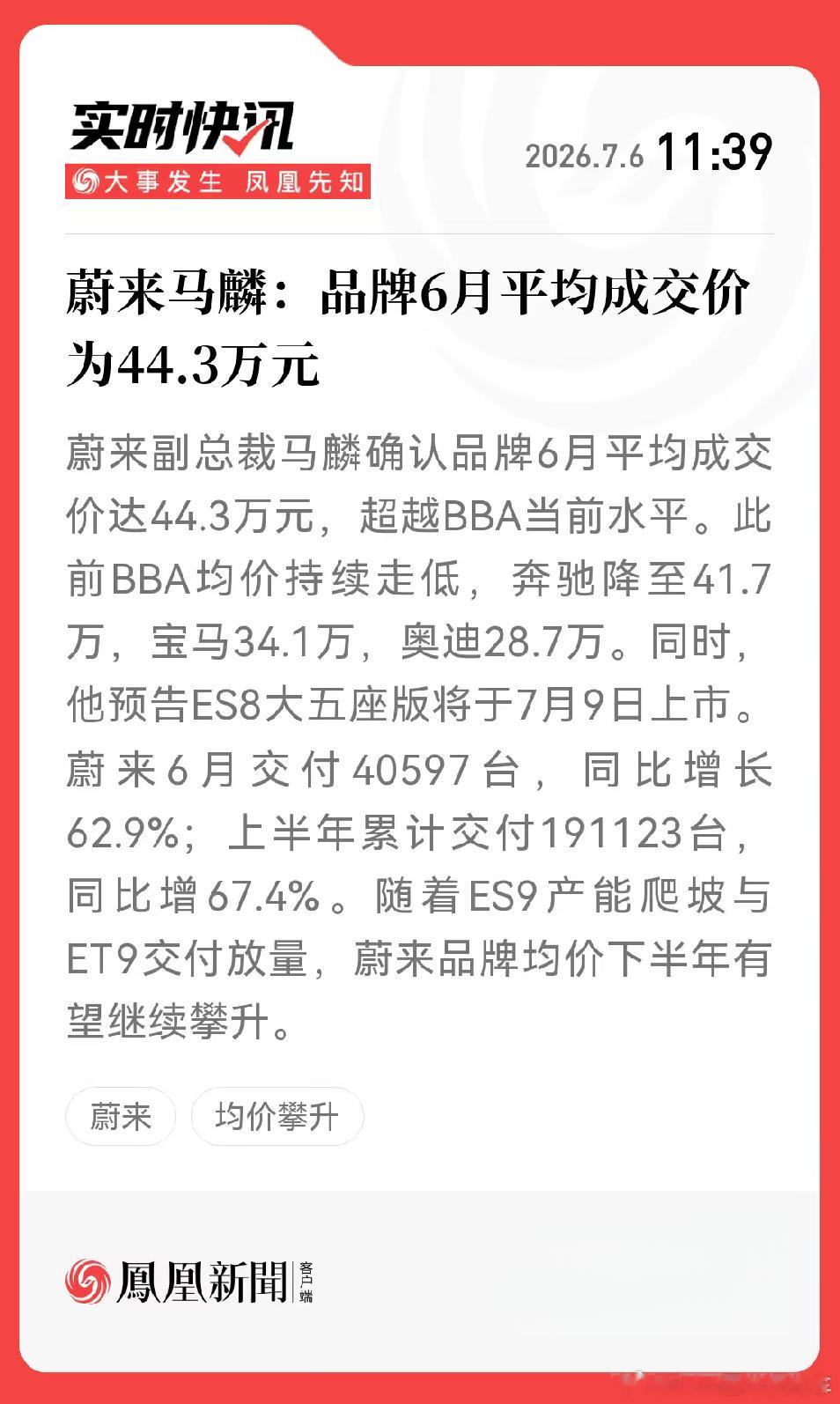 给大家分享一个的好消息！近日，权威调研机构杰兰路发布了2026年上半年新能源汽车