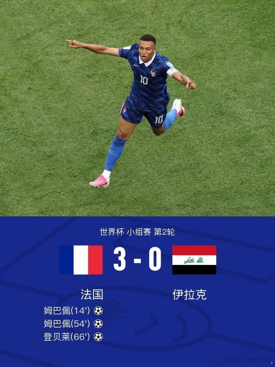 2026世界杯I组次轮大战落幕！卫冕冠军法国迎战新军伊拉克，赛场突遇雷雨中断两小