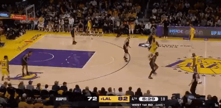 今天湖人主场107-98战胜火箭迎季后赛开门红，要给风烛残年的詹姆斯送上赞美，这