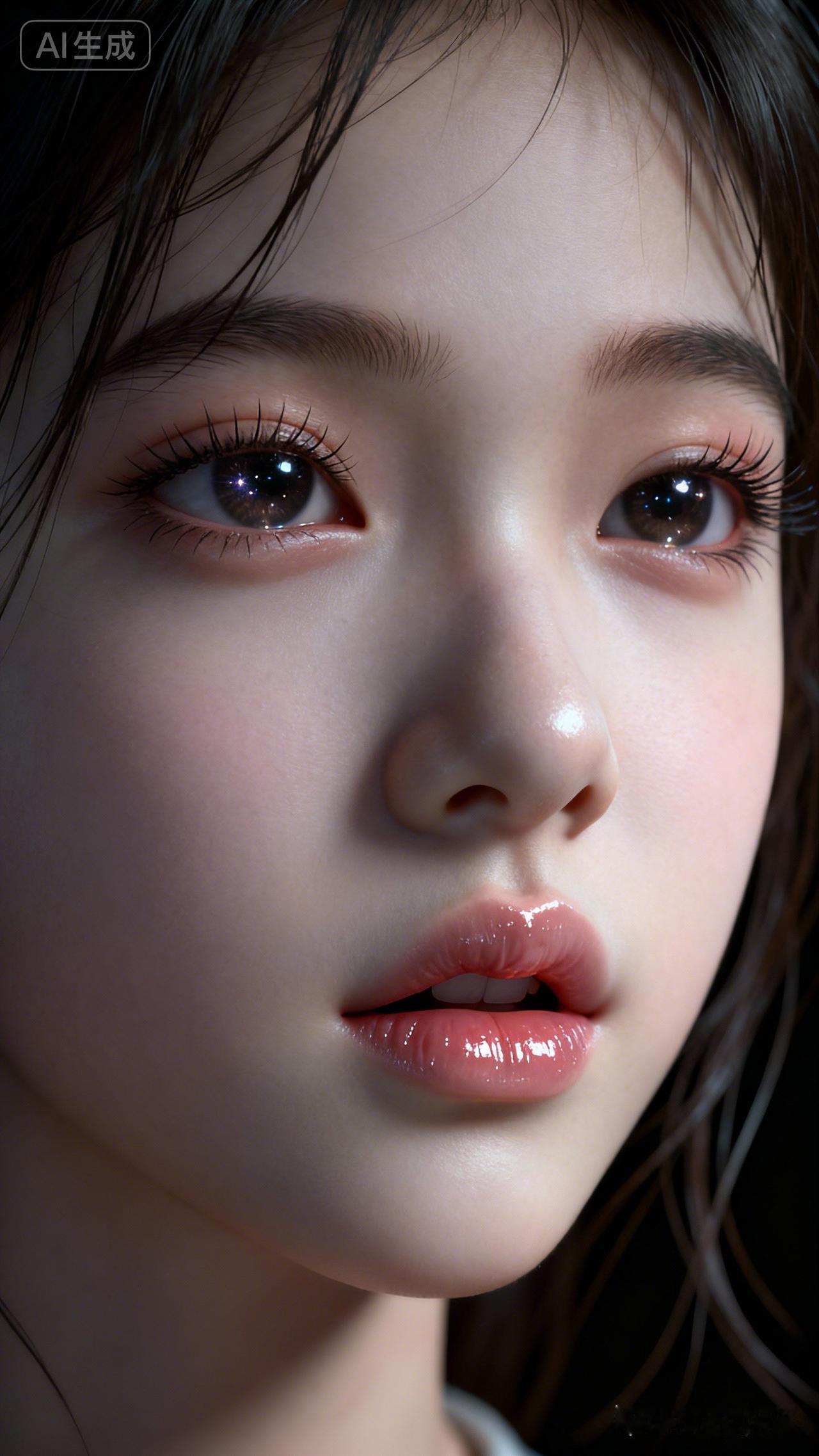 梦幻少女，细腻肌肤，温柔眼神！