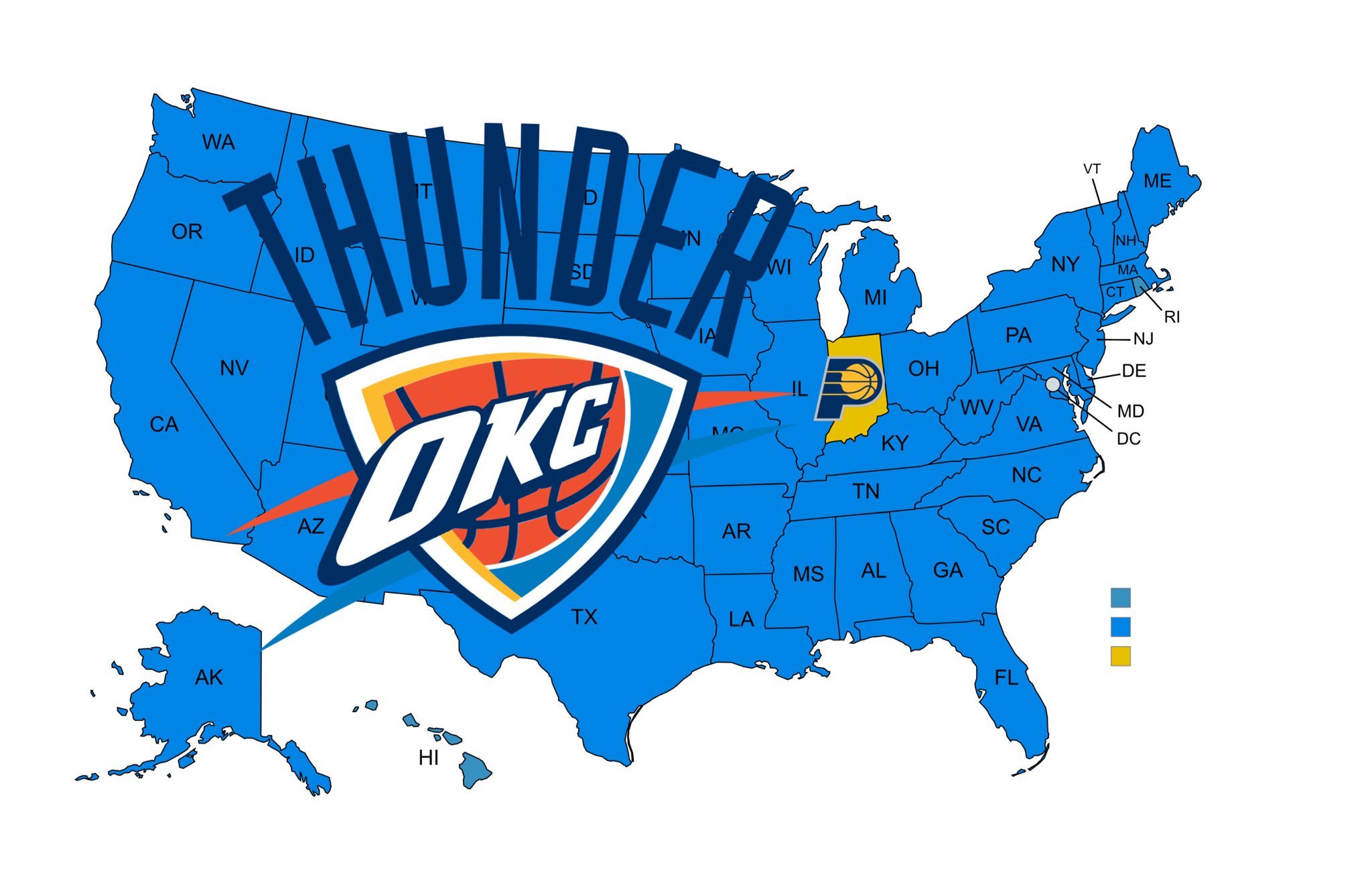 几乎都是一边倒看好雷霆…nba ​​​