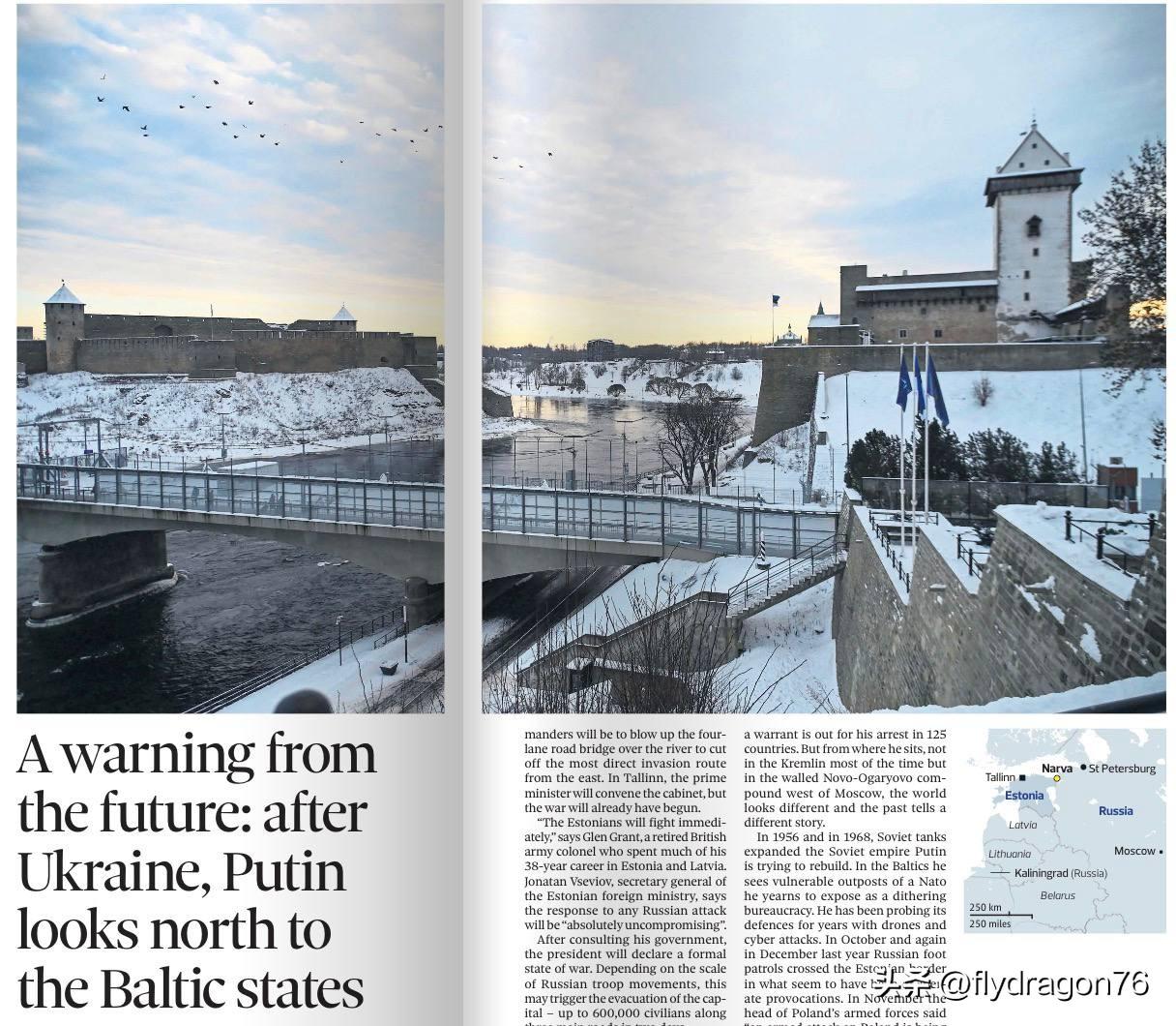 昨日，《观察者报》生动描绘了2028年底俄罗斯入侵爱沙尼亚的场景。为何选定202