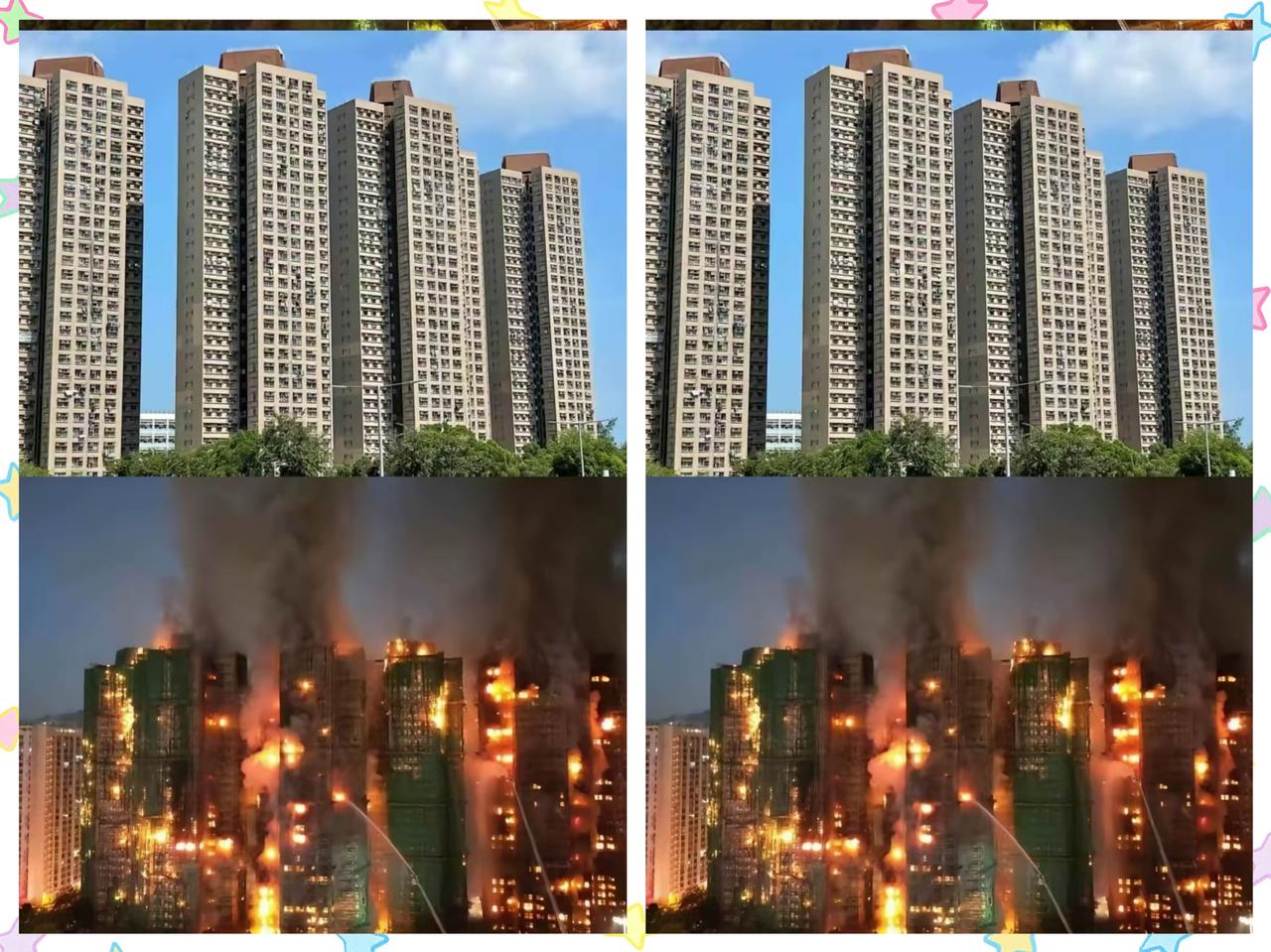 看到香港火灾的新闻，
我才理解，之前我爸为什么说，
塔楼再便宜，也还是买板楼。