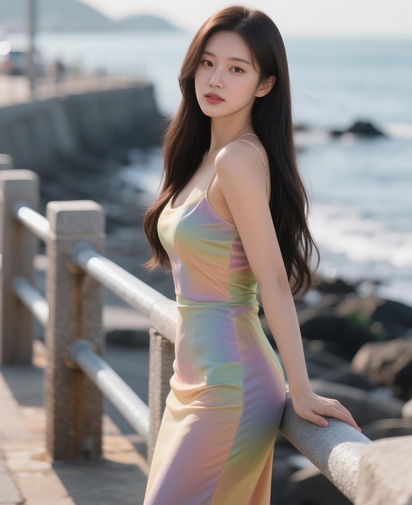 海边漫步，轻纱飘逸，阳光洒满肌肤，温柔的海风轻拂发梢。
说真的，谁不渴望被关心和