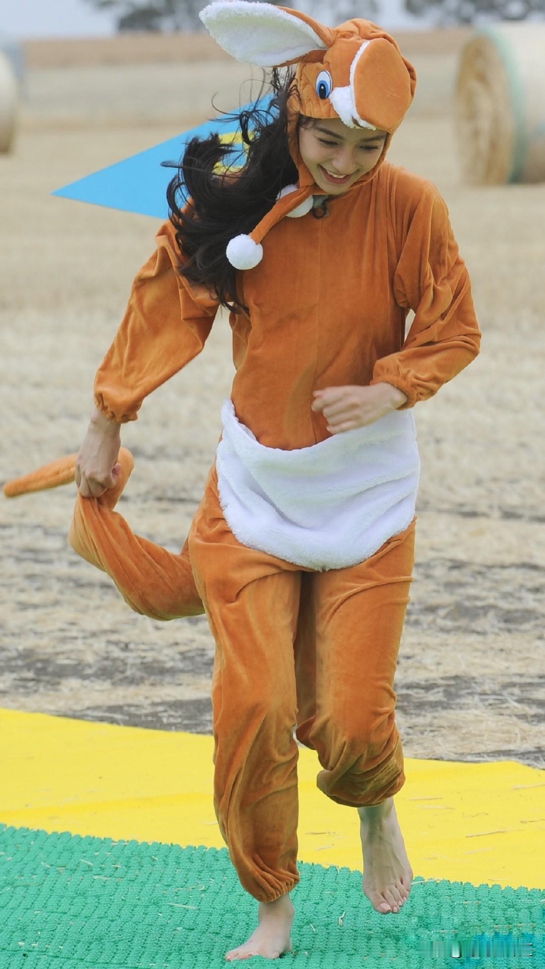 Angelababy，奔跑的小兔子