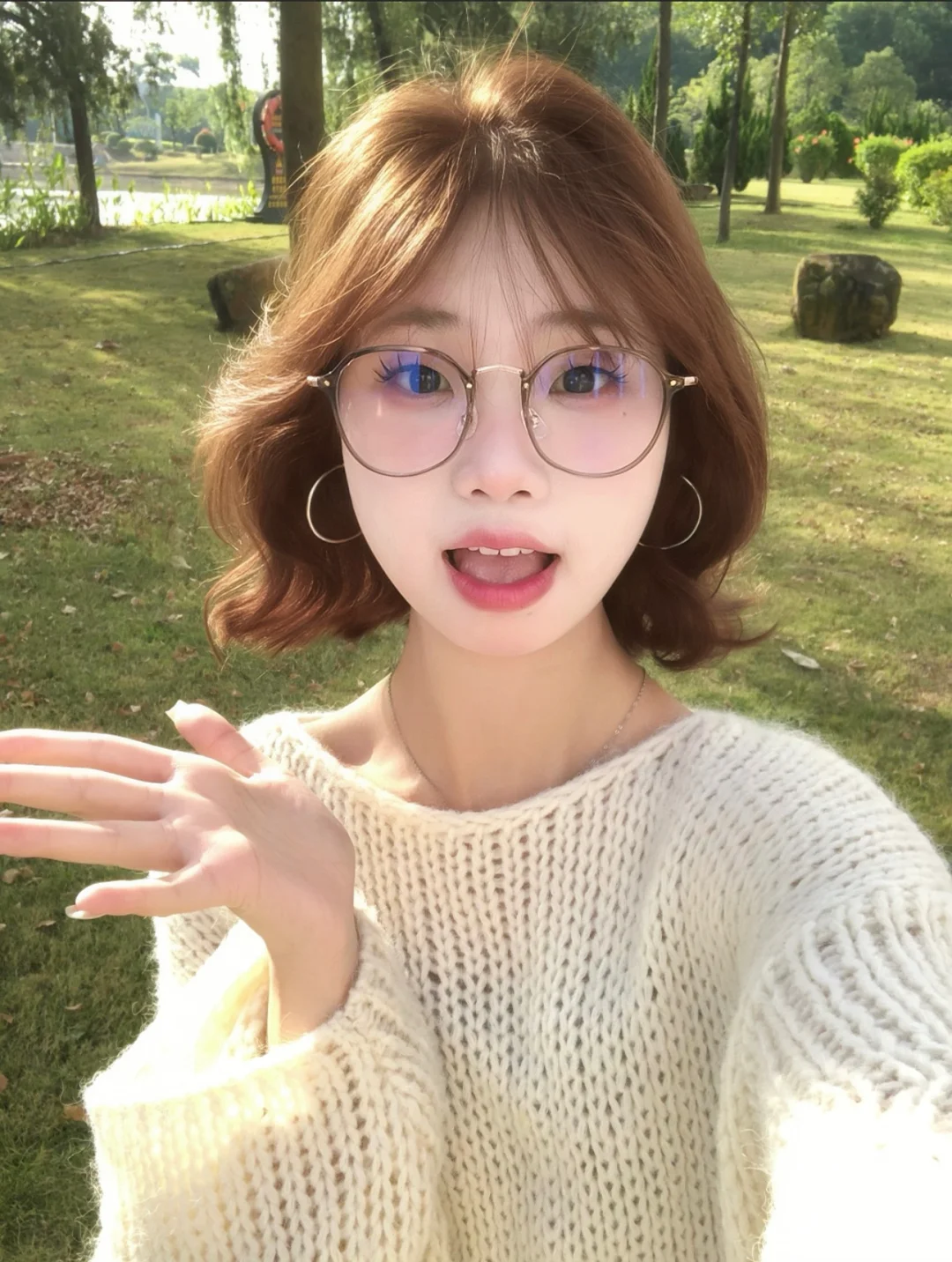 单眼皮｜🍂最适合秋天的发色🤎显白又温柔！！