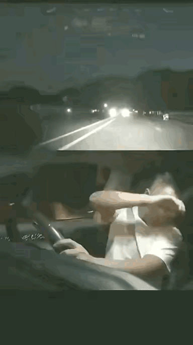 有没有可能，
对面他是提醒你关掉远光灯呢？