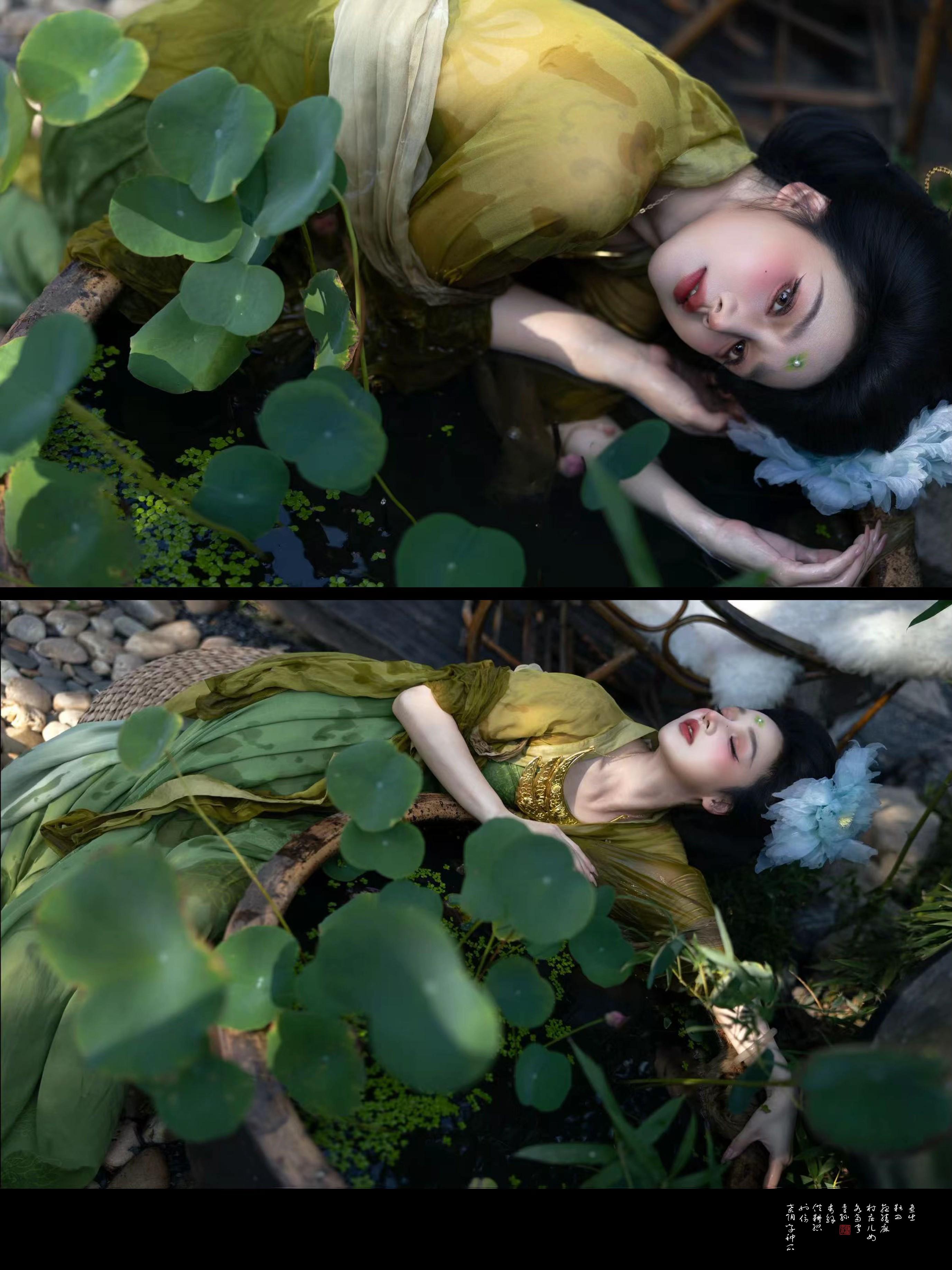 ‘ 水中月、映我心 ’。