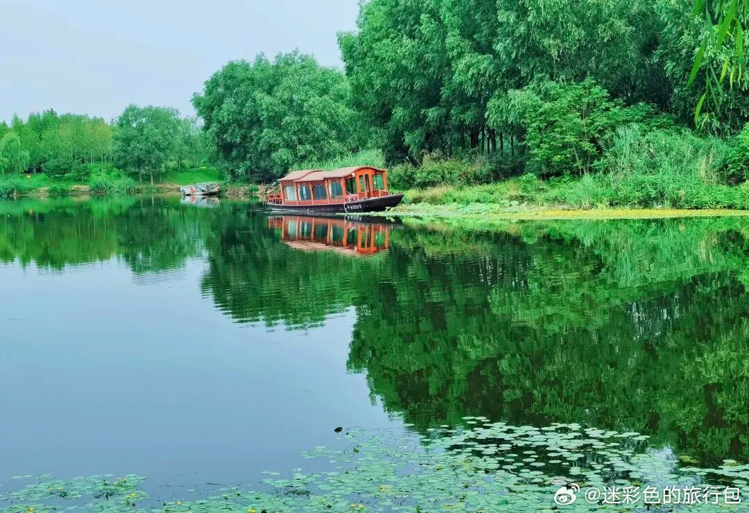 北京挖到一处宝藏免费湿地公园！东五环外马家湾湿地公园足足 71 万㎡，依着千年萧