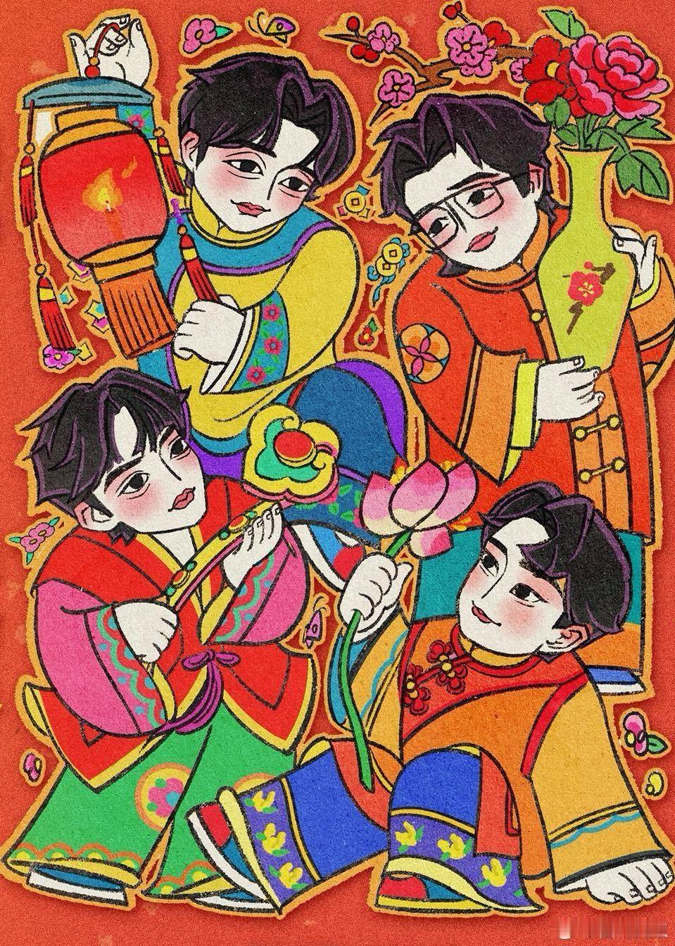 终于知道四士同堂是哪四士了 B站大年初一联欢会 解开多年疑惑！四士同堂原来是这四