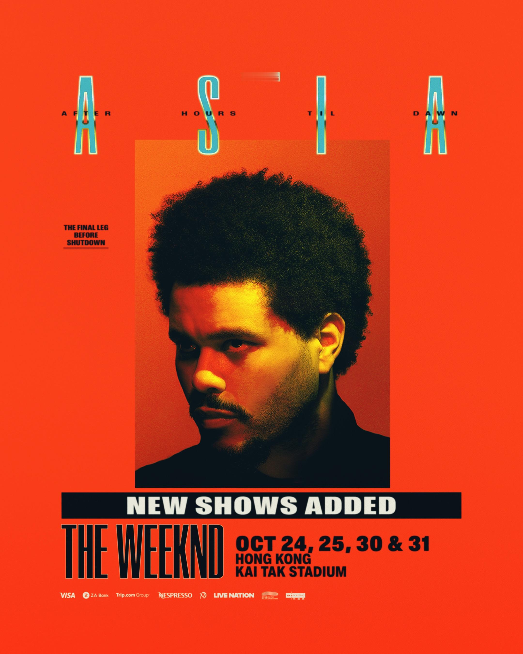 The Weeknd 最新亚洲巡演『After Hours til Dawn T