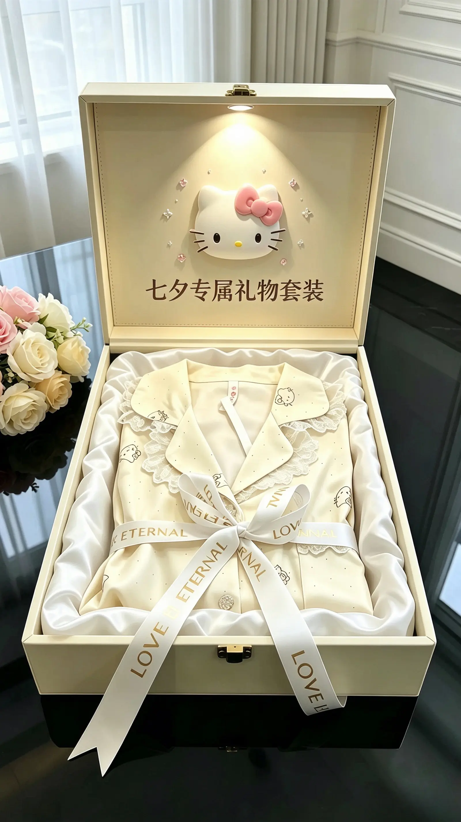 睡衣家居服七夕礼物 Kitty猫少女心好物 家居服仪式感