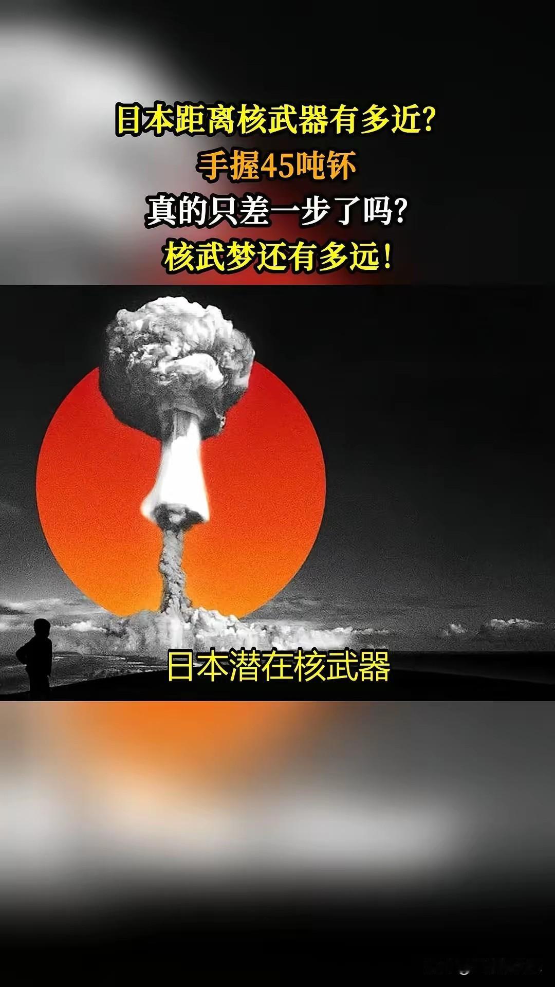 近日，日方相关官员开始叫嚣，希望日本拥有核武器，借此来对抗中国等所谓“敌对国家”