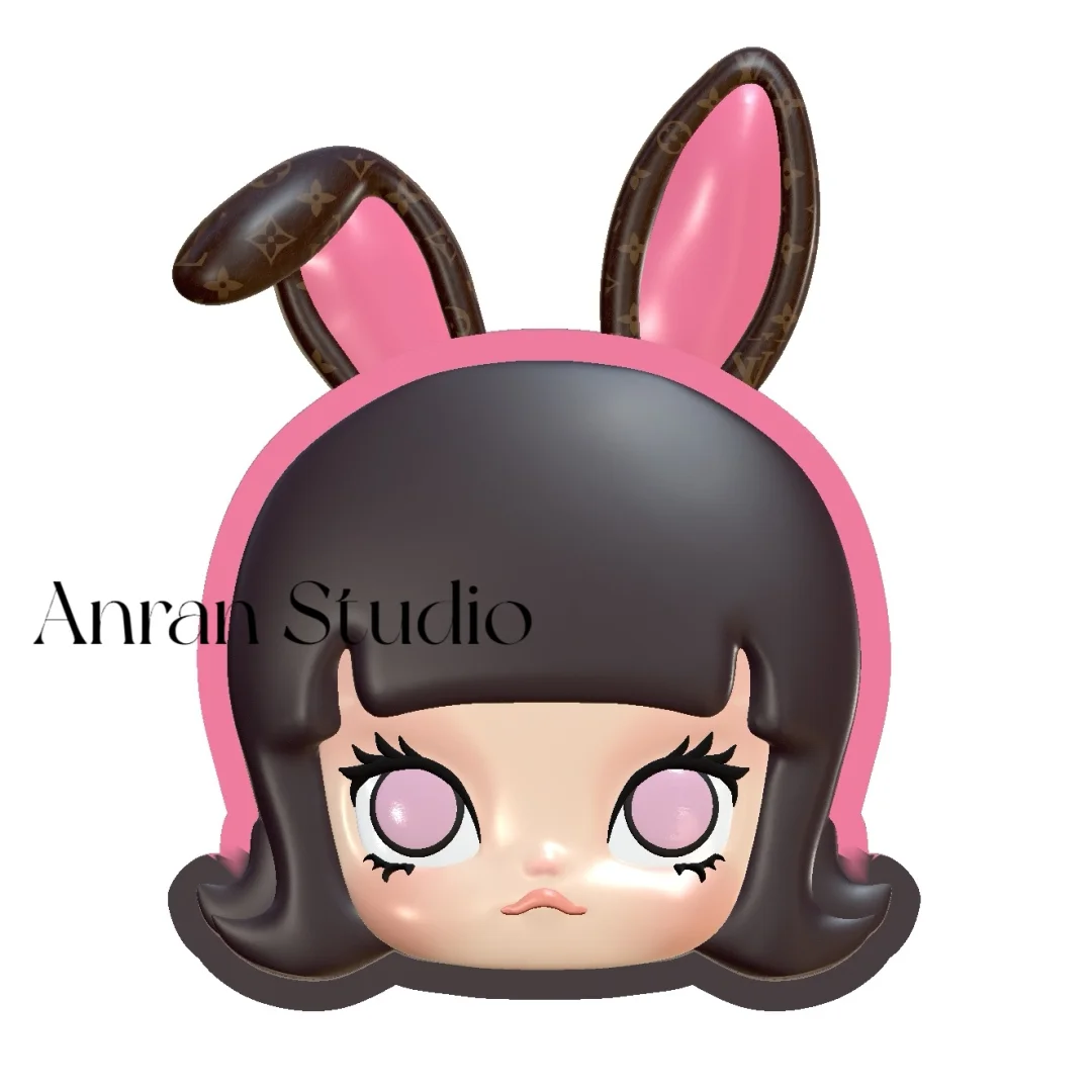 Molly兔耳朵盘子【硅胶模具】