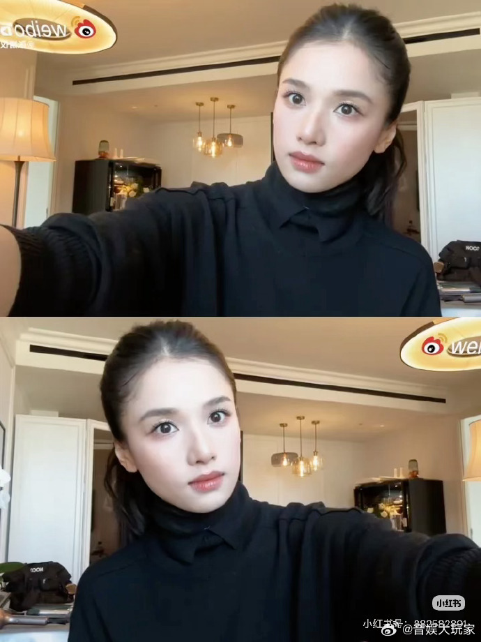 感觉张婧仪从不侧睡张婧仪的脸好对称这居然是镜像版本的张婧仪 ​看完镜像版张婧仪，