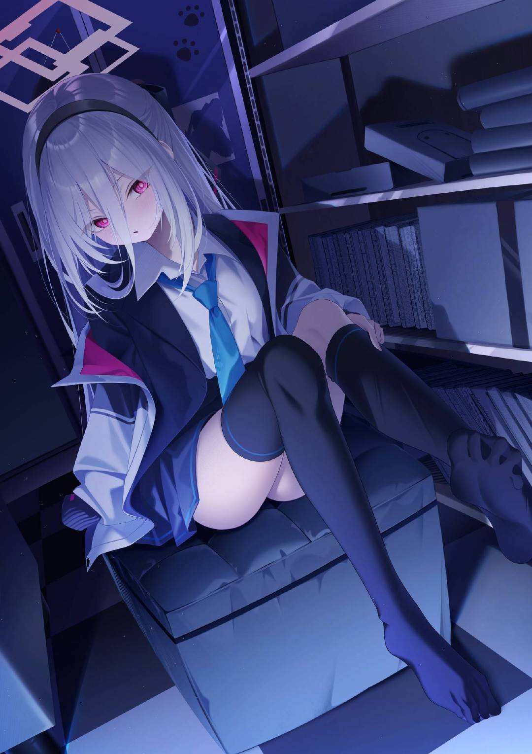 凯伊——碧蓝档案——画师: Halu，网页链接