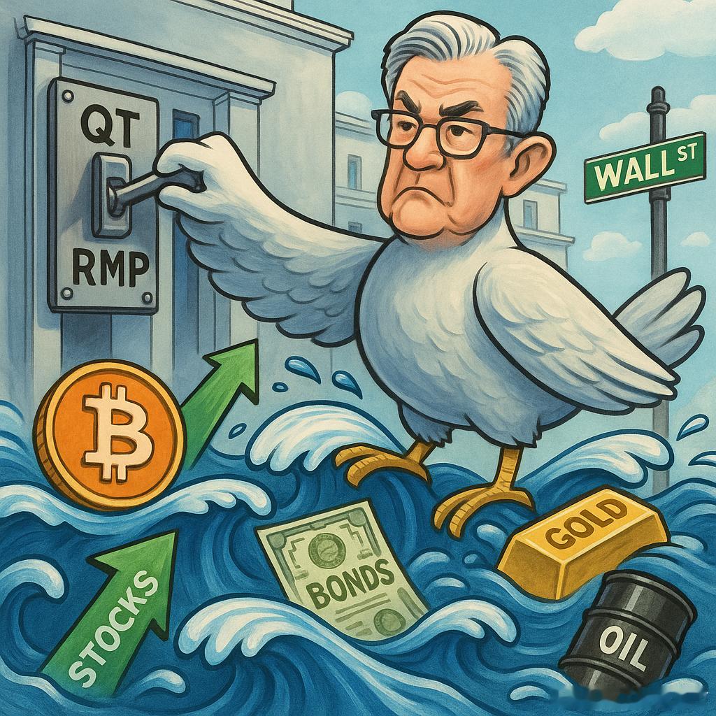 美联储这次降息，比点阵图更“鸽”：流动性回来了，不确定性也一块回来了美联储这次的