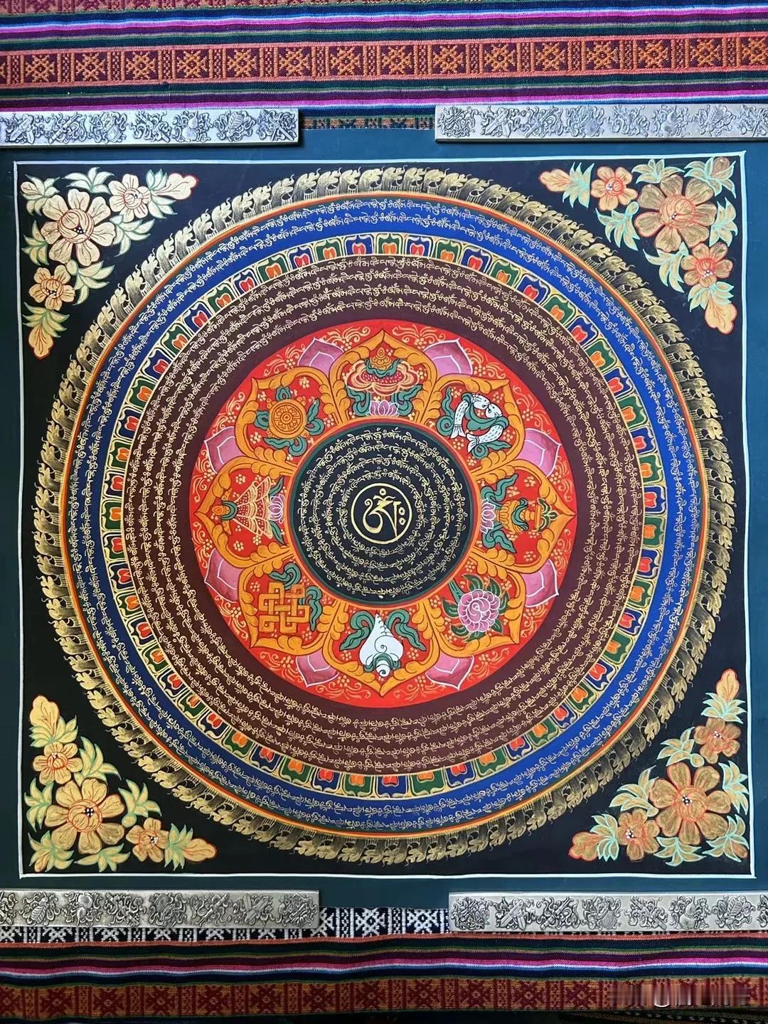 吉祥八宝坛城，尺寸50*50厘米