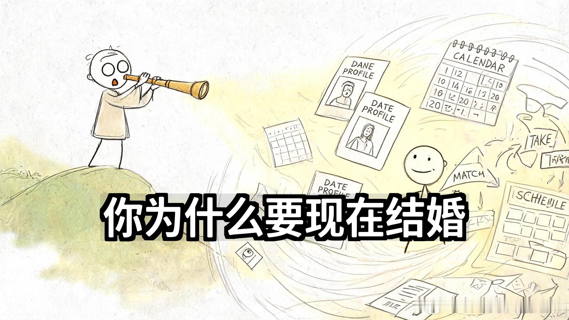 全文稿| 你为什么要现在结婚 