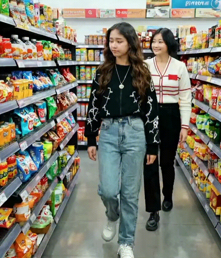 早晨，去路过的便利店买了几个面包，一家没有去过的店，门口有口吐“欢迎光临”的玩偶