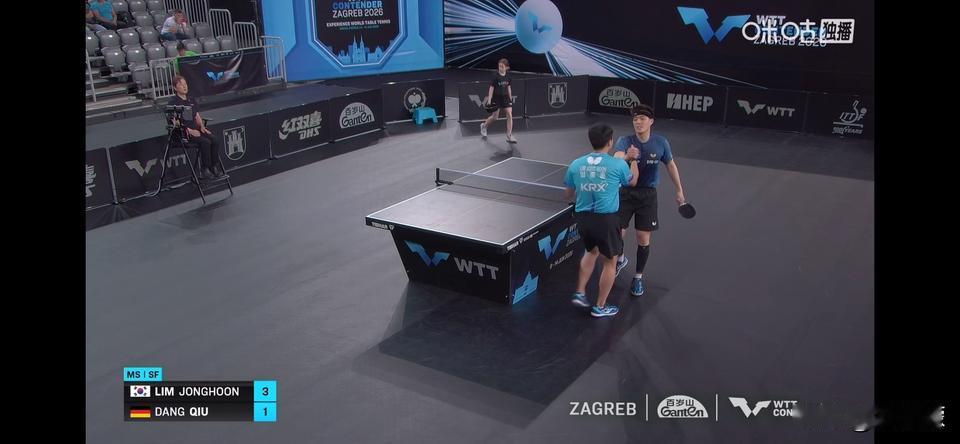 爆冷！林钟勋🇰🇷3-1邱党🇩🇪【11-9，5-11，12-10，11-5