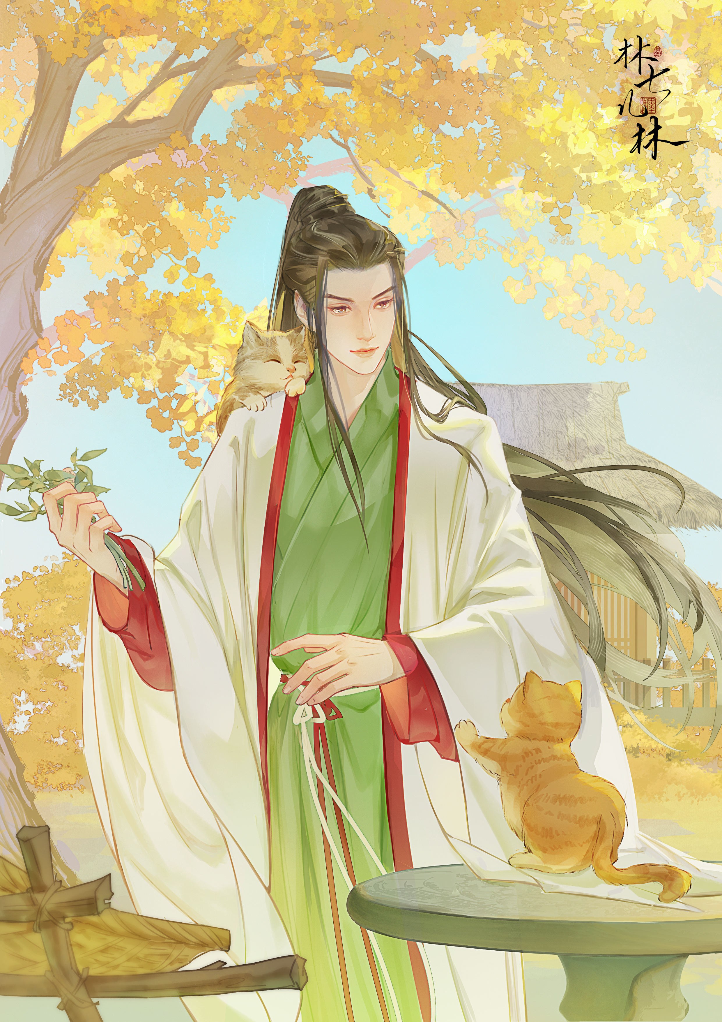 是小狐俪和猫猫日常，我可以三个一起养[举手] 