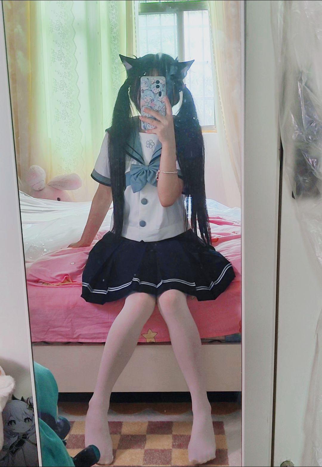 甜妹 jk制服 jk ootd 不愧是jk