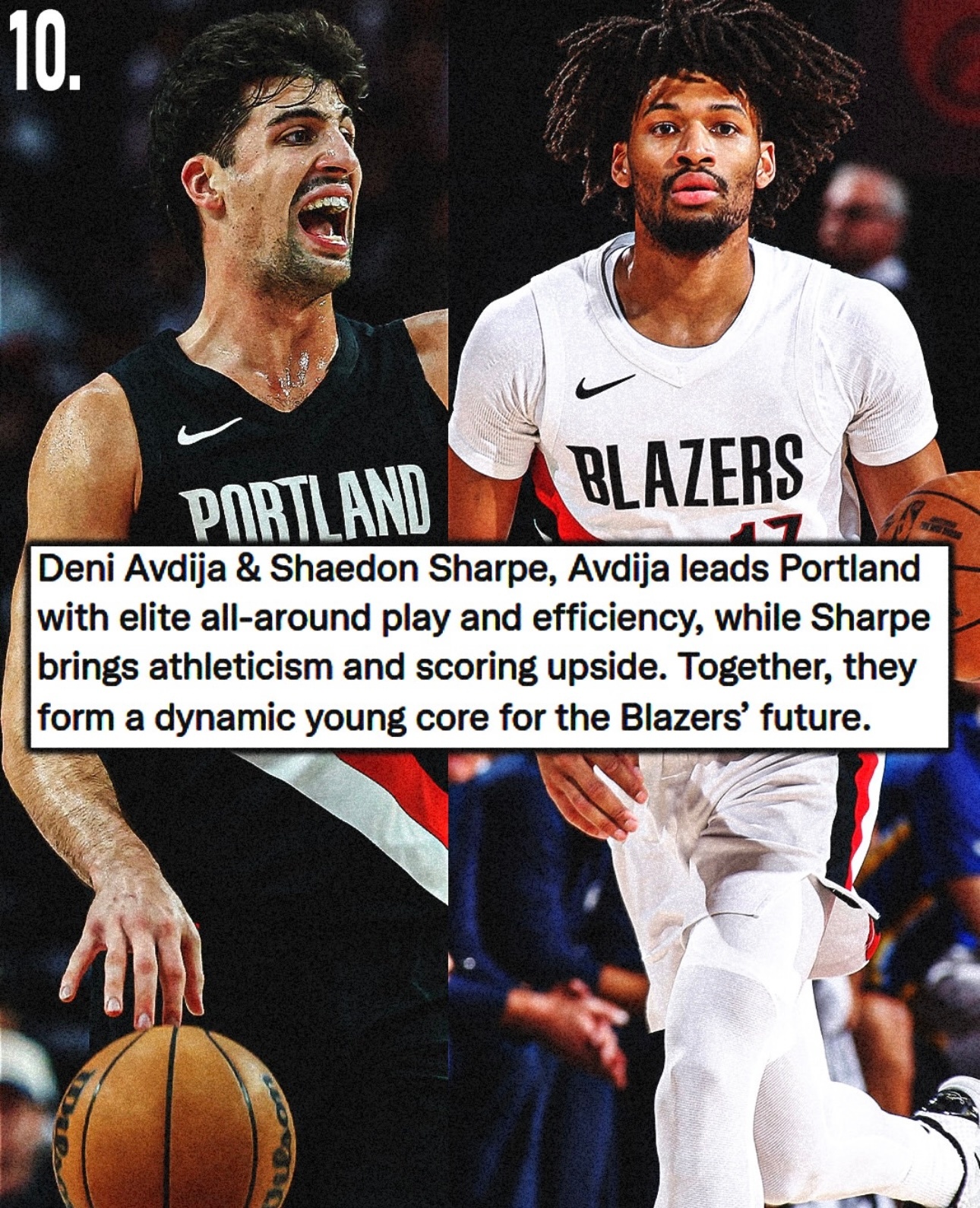 NBA十大年轻双人组合，你同意吗？Images via ballislife 