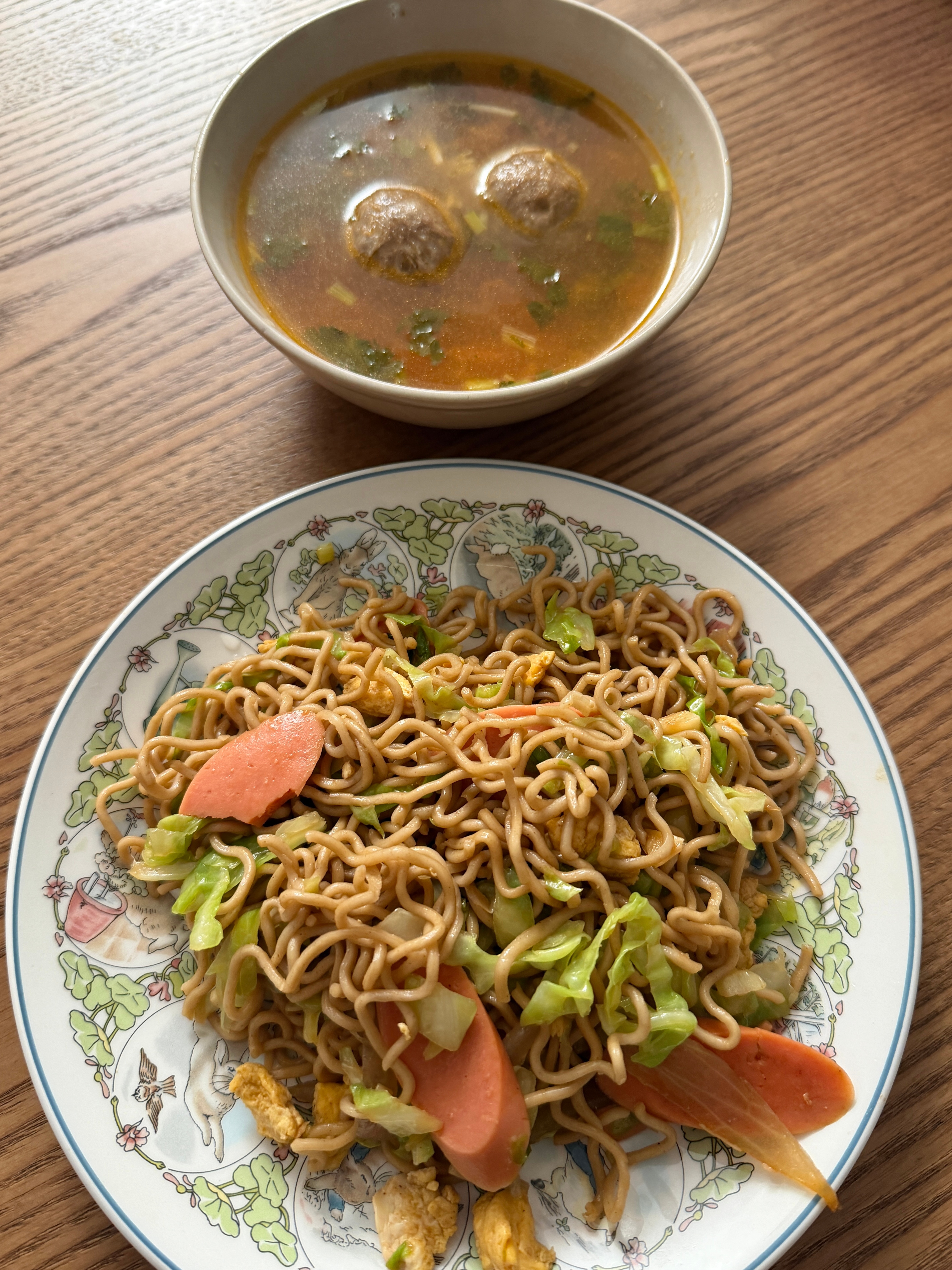 晚餐。姥的饭