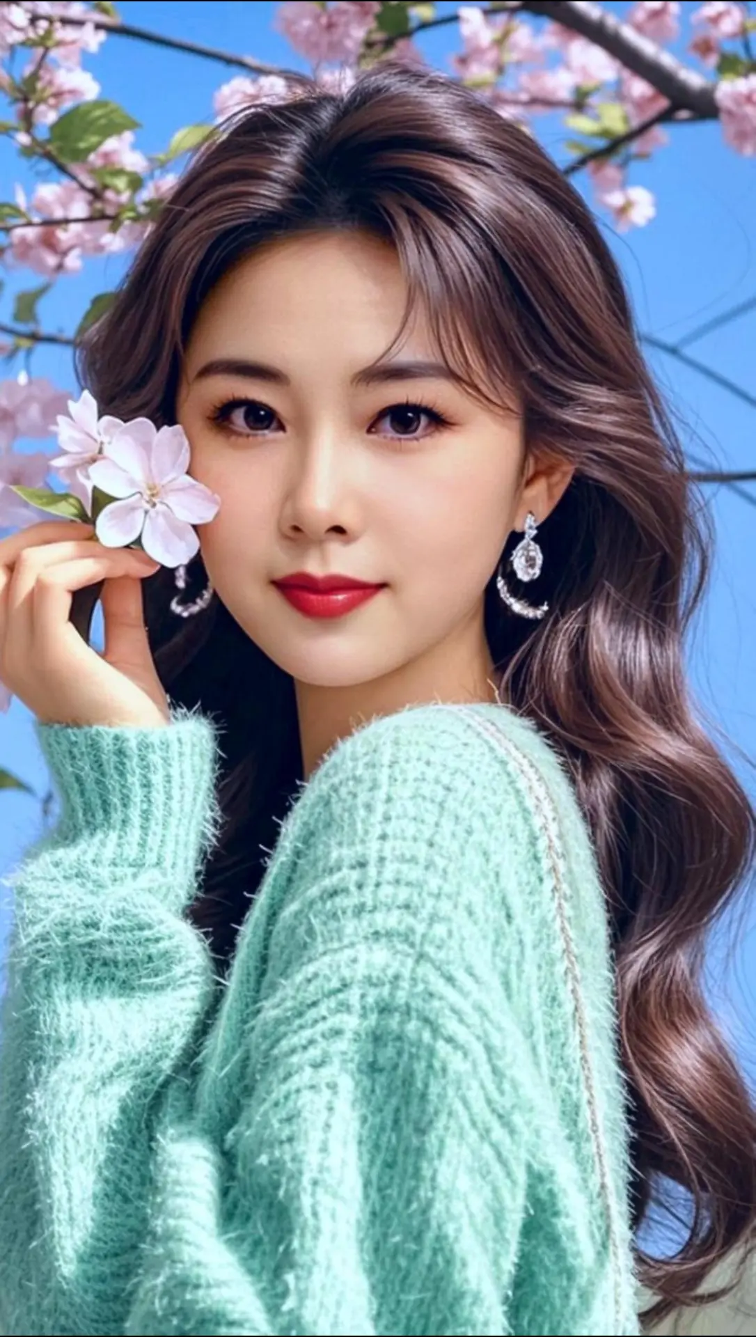 AI春日清新写真 随变ai随便玩