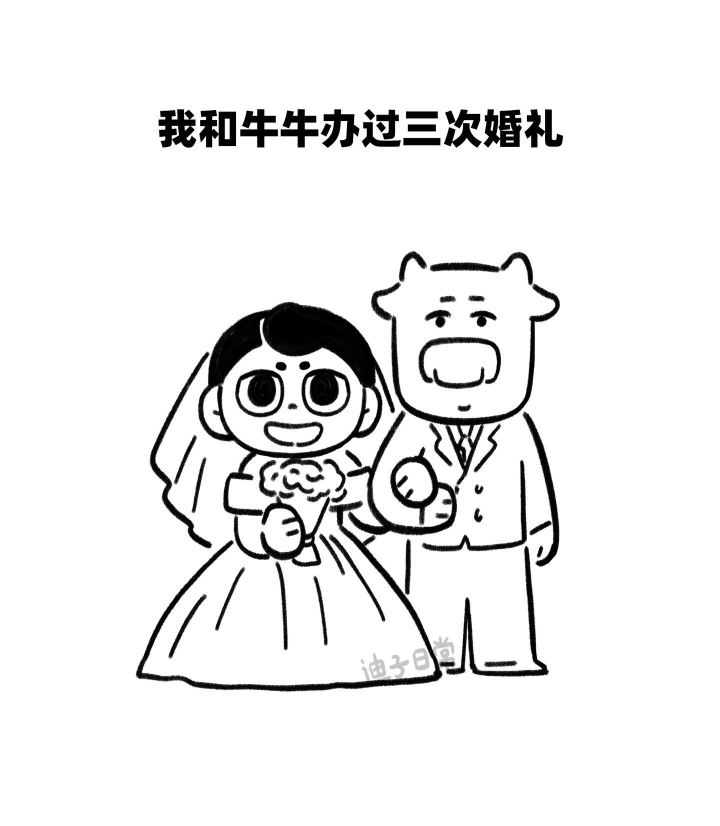 我和牛牛的婚礼（1）当时的感受：新鲜是很新鲜，累也是真的累
