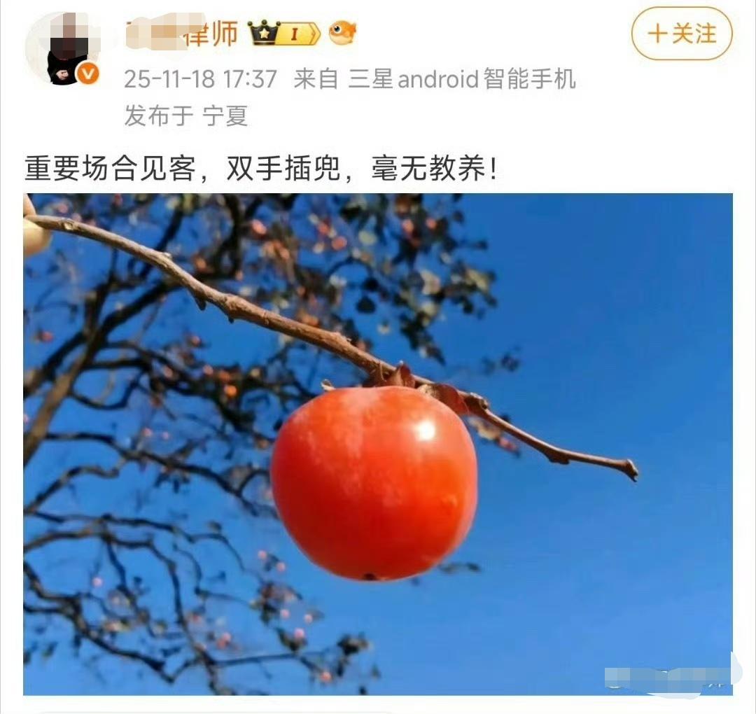 精日又破防了，指责外交官毫无教养！

又是一位律师，我是看不懂这些人了，吃着国内