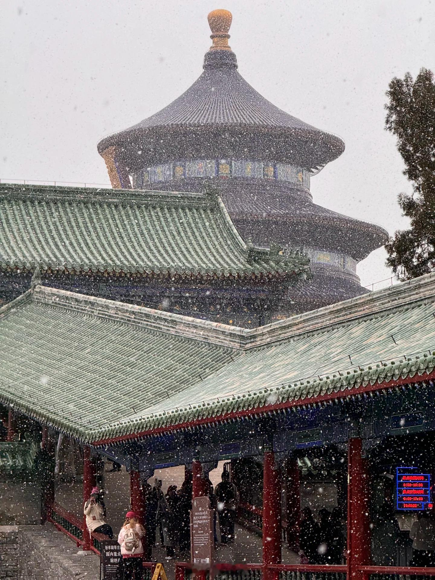北京下雪 今天好像很多地方都下雪了诶 ～明天一觉醒来，北方就是银装素裹的世界了吧
