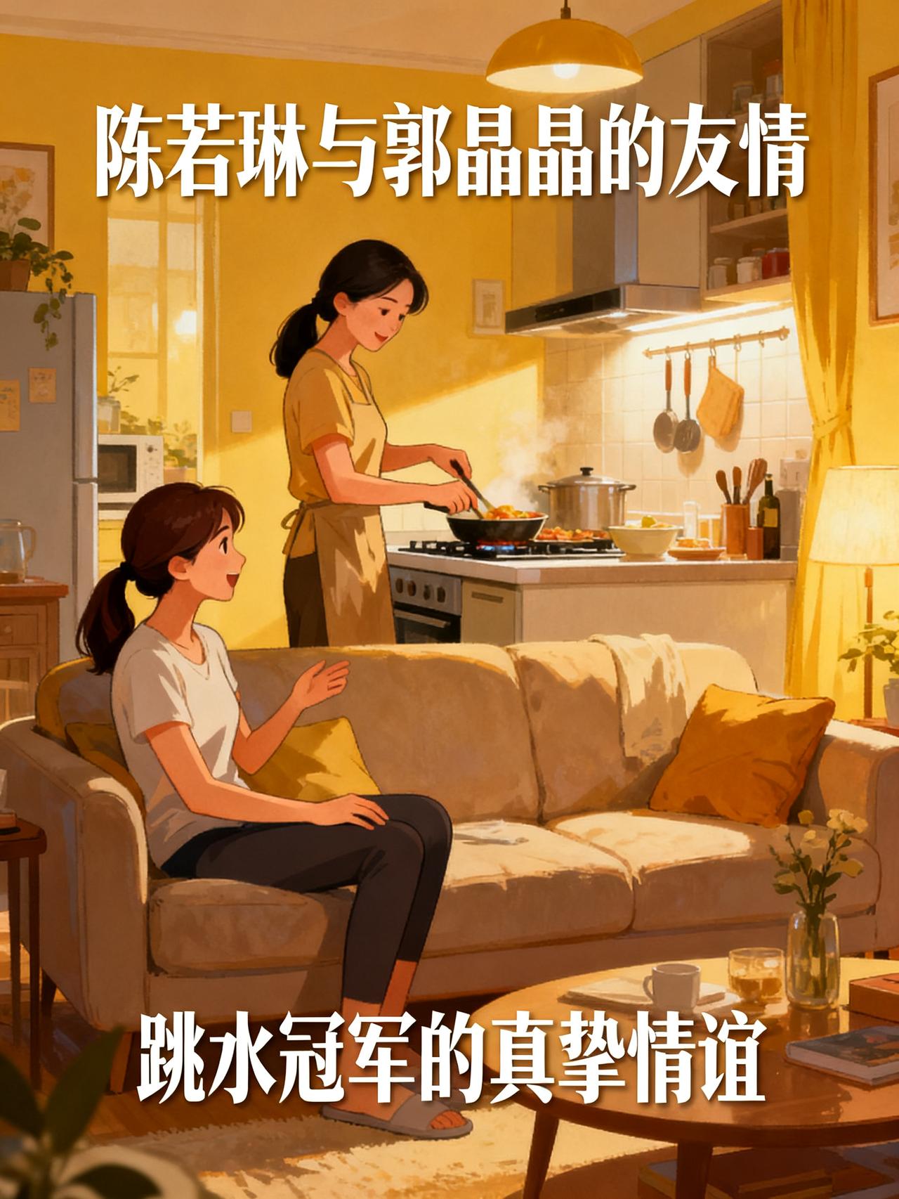 陈若琳去香港直接住郭晶晶家，不走酒店，这俩人的关系真的比亲姐妹还亲
陈若琳去香港