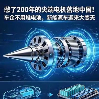 新能源大变天！憋200年的电机，中国终于突破

2026年6月5日，中国官宣全球