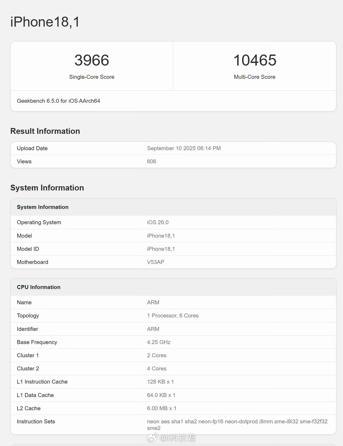 iPhone 17 Pro最新跑分：单核近4000，多核10000+作为对比，骁