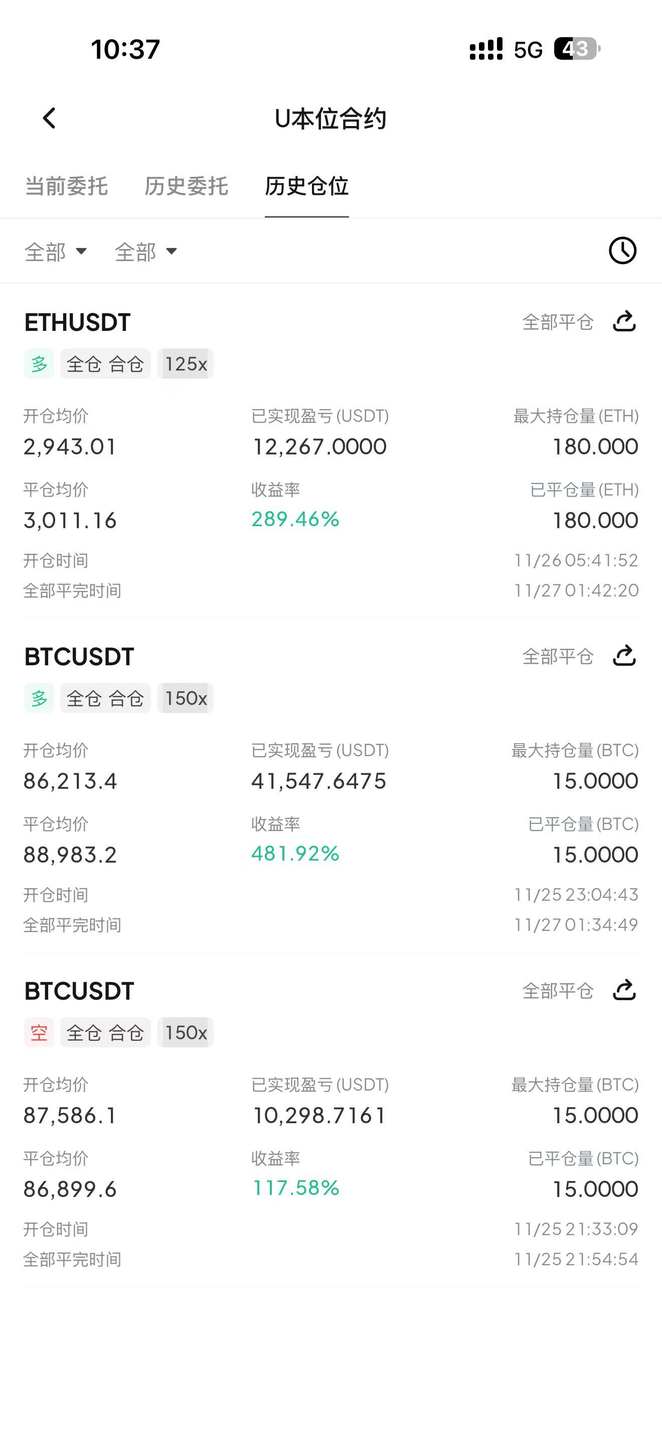 啥叫自信？大饼87000直接重仓追多，这就是底气。思路对得没话说，行情天天都有，