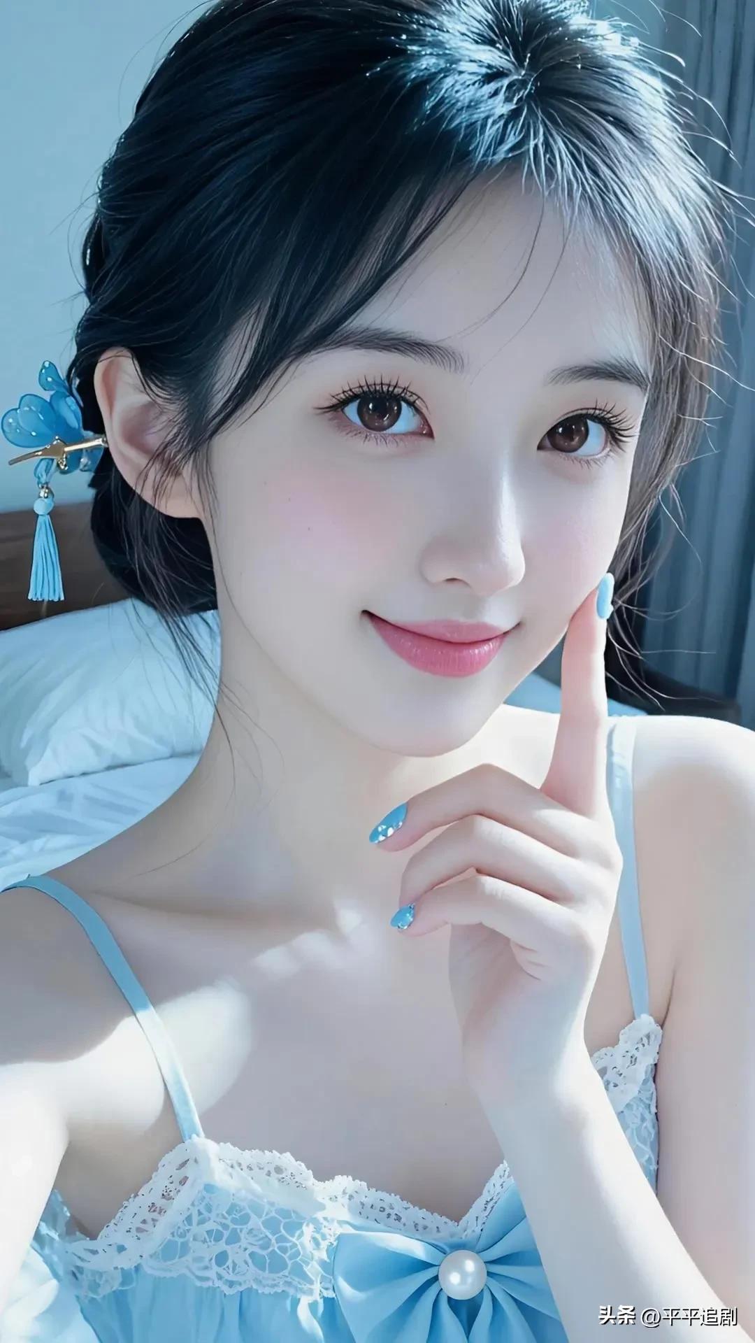 什么年龄段的女人最有女人味?
清蓝入夏，笑意清甜，把温柔与灵动都藏在眉眼之间。