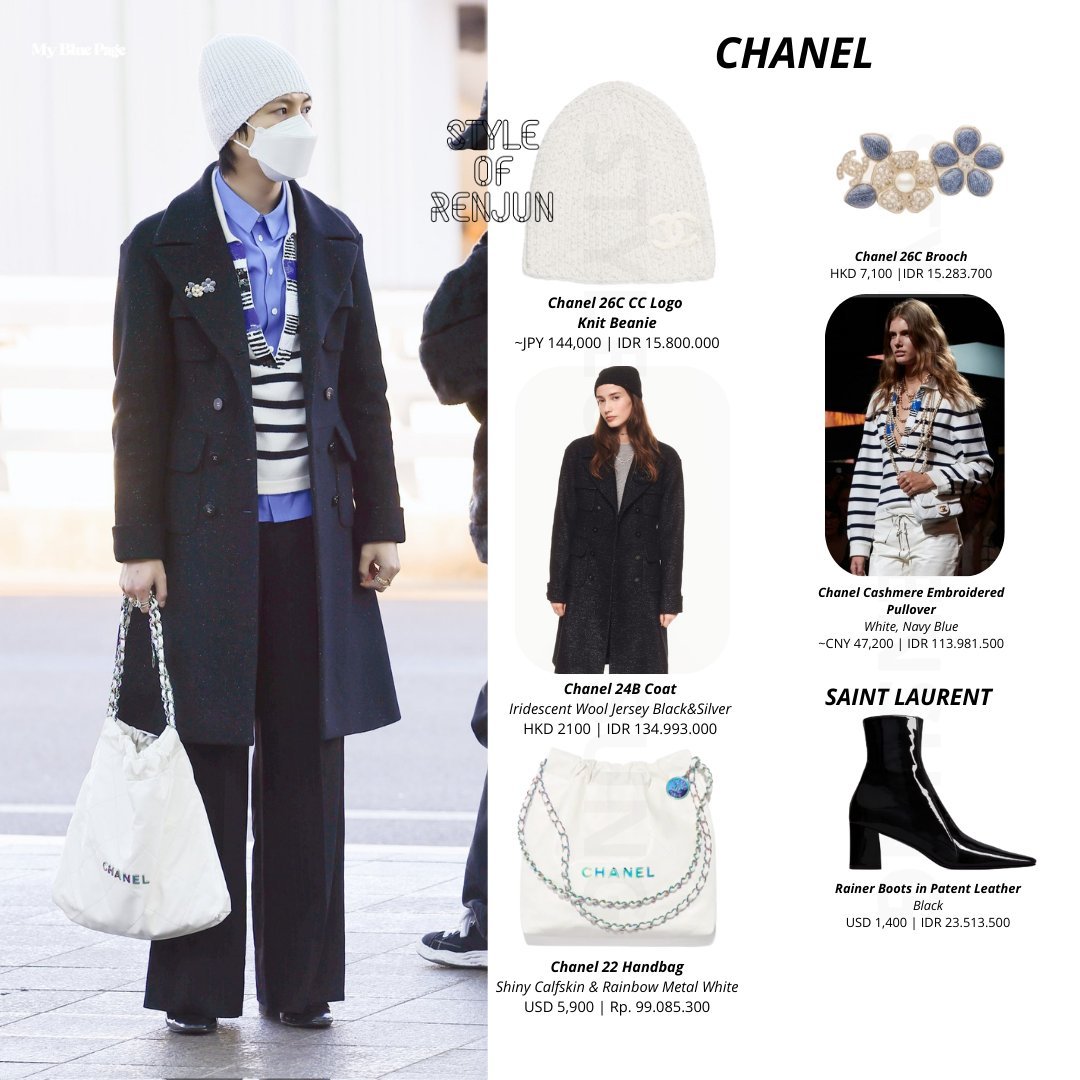 【twi】NCT仁俊今日机场造型 