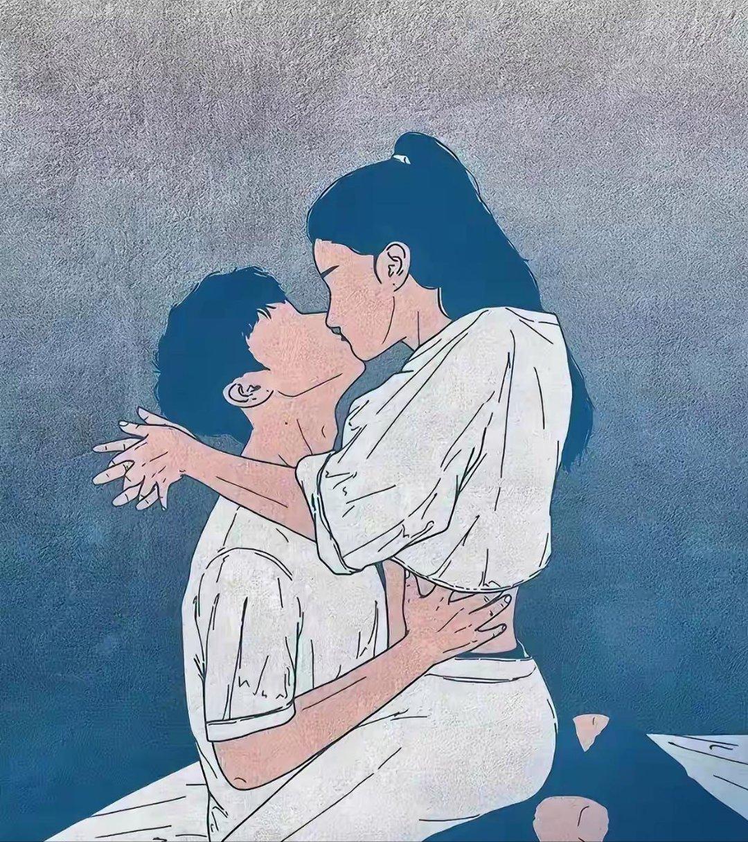 我们单位有这么一对夫妻，那份亲昵恩爱的的劲儿实在没法形容。不管当着多少人的面，都