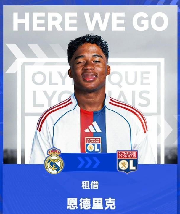 🔥【突发！皇马新星租借法甲】HWG！名记罗马诺确认，19岁巴西前锋恩德里克将以