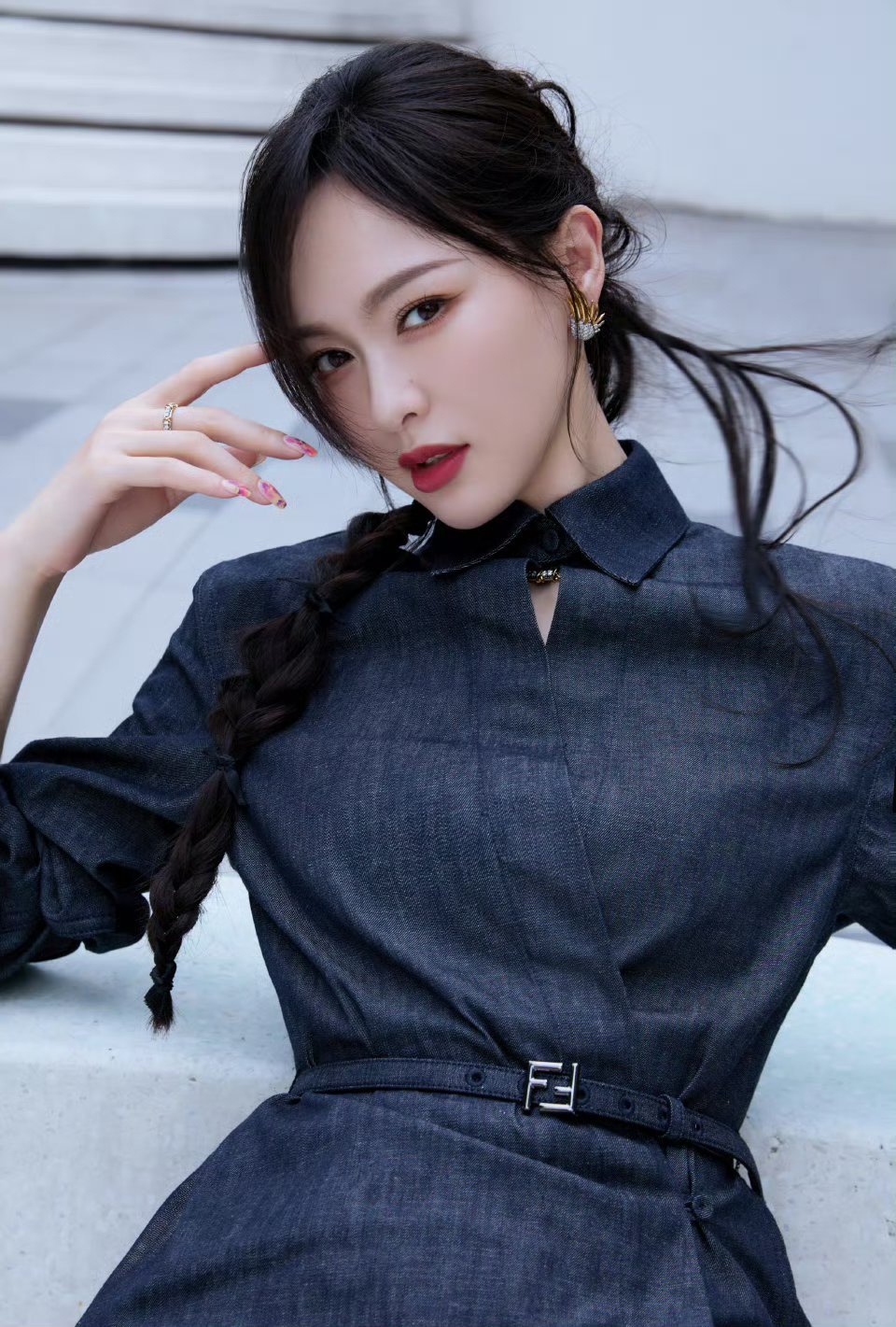 唐嫣新图汪小姐越来越美了唐嫣明星 ​​​